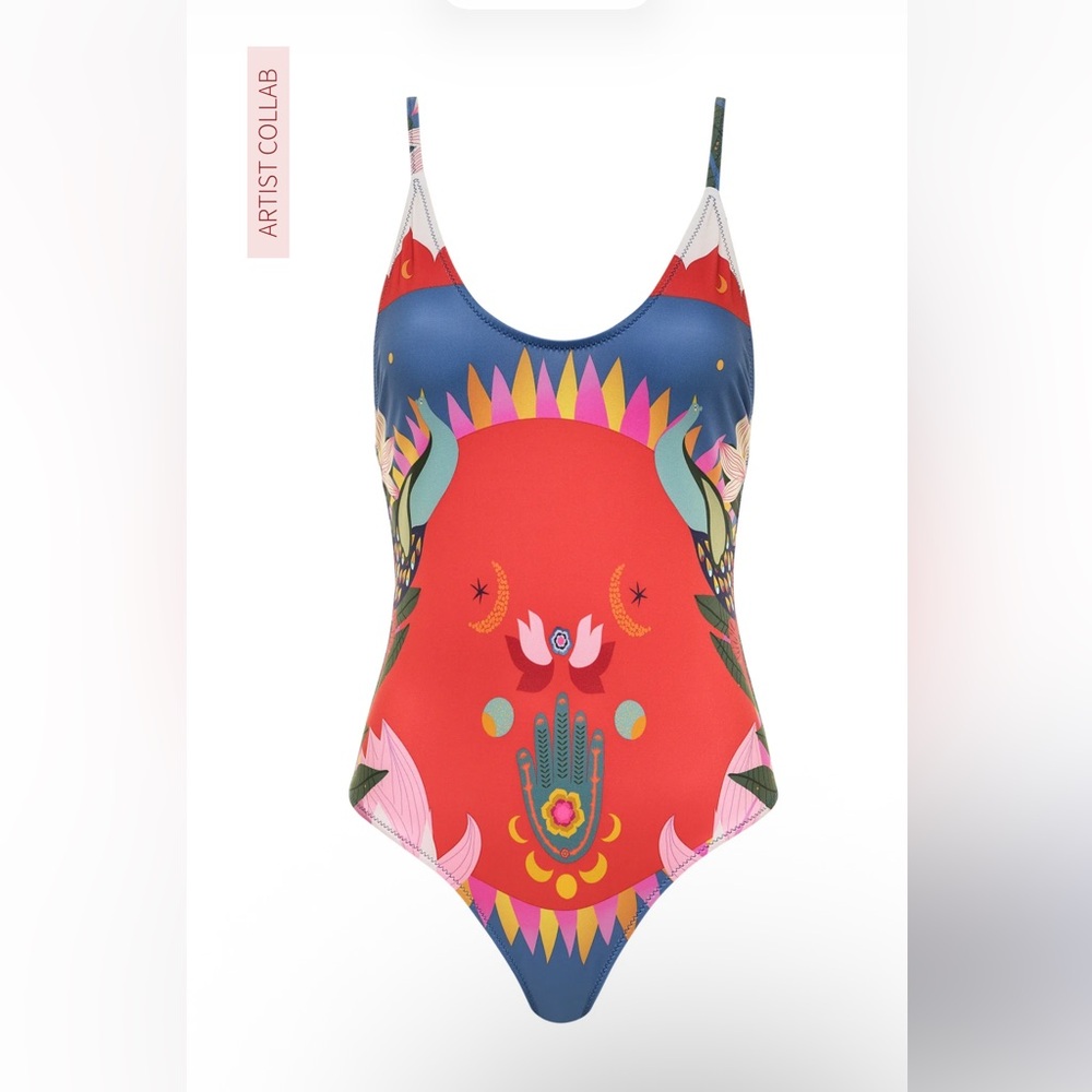 NWT Women one piece, Artist collab. - Picture 6 of 8